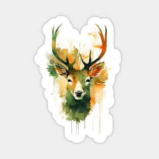 Surreal Deer Sticker